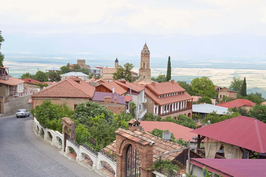 Sighnaghi city view in Kakheti region Georgia