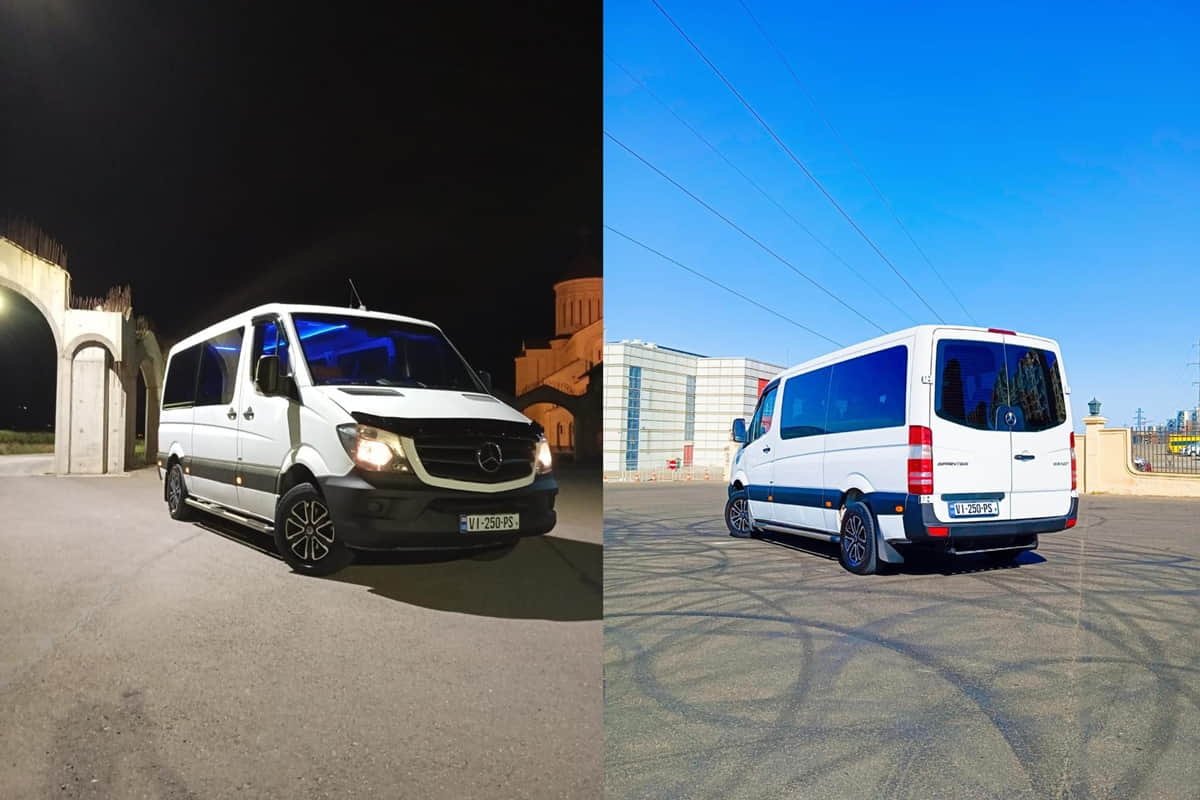 10 seater minibus rental in Tbilisi