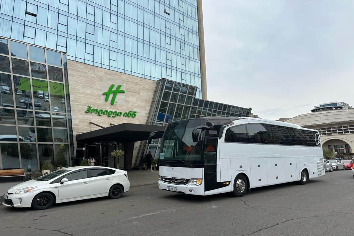46-seater bus in Tbilisi for city transfer and business travel