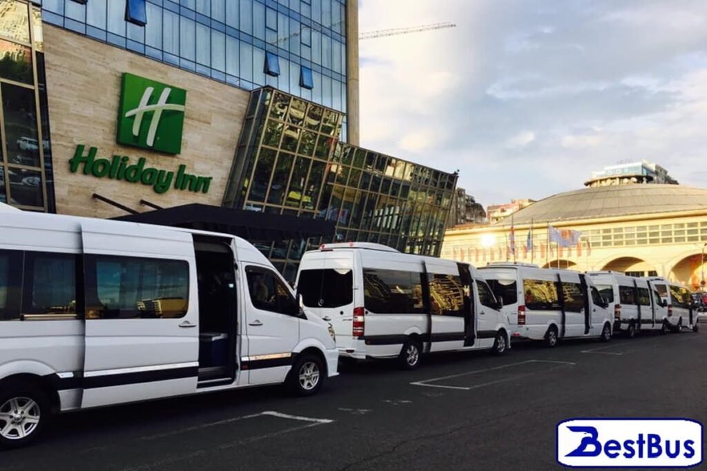 Minibus rental in Tbilisi for group transfer in Georgia