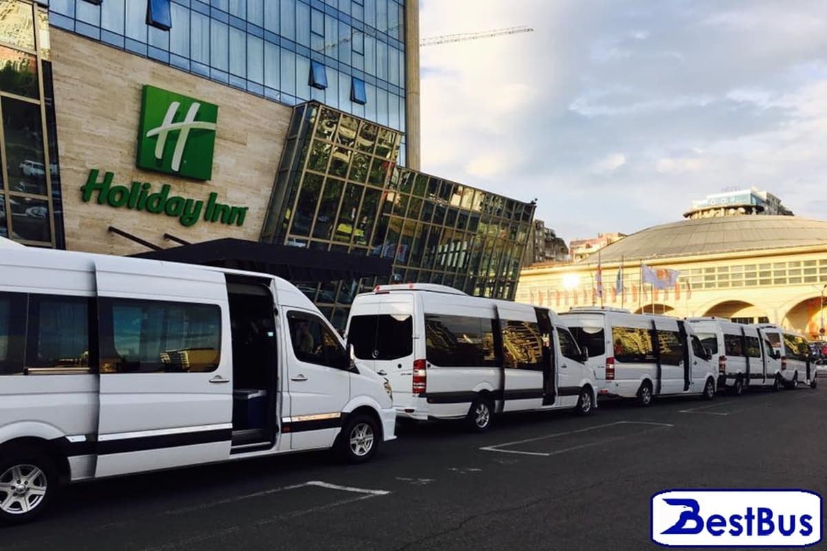Minibus rental in Tbilisi for group transfer in Georgia