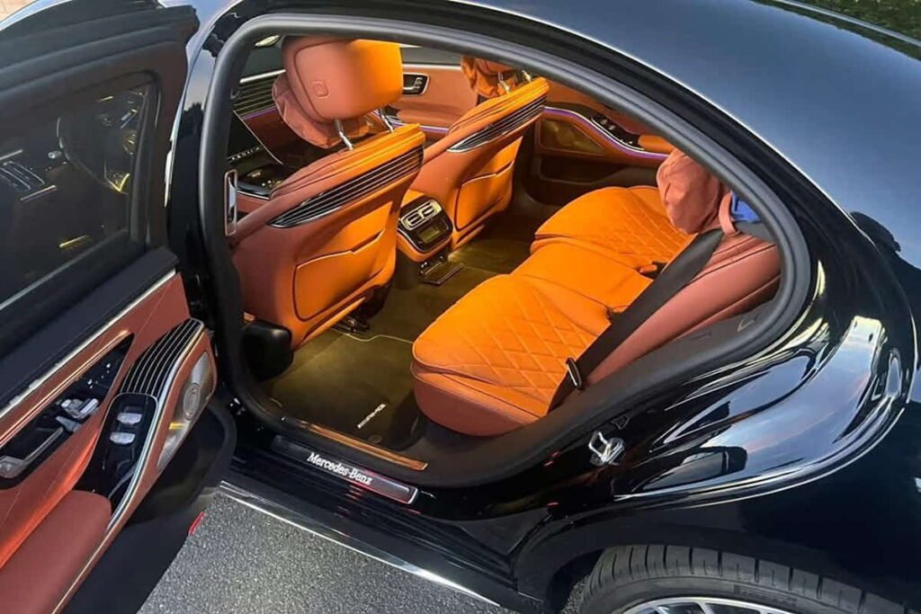 Mercedes S-კლასის ინტერიერი, უკანა სავარძლები, ფუფუნებისა და კომფორტის თვალსაზრისით